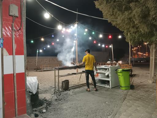 عکس نان داغ کباب داغ