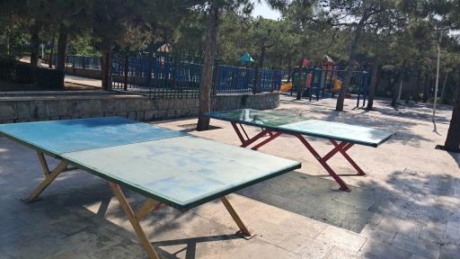 عکس میز پینگ پنگ پارک کاج