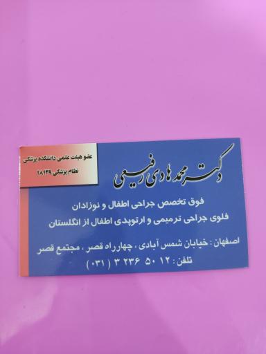 دکتر محمد هادی رفیعی