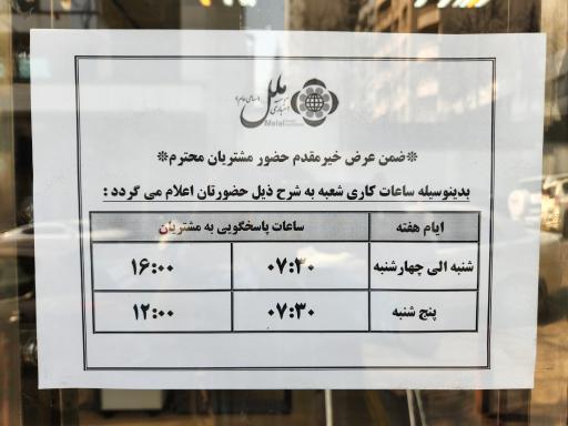 عکس موسسه اعتباری ملل