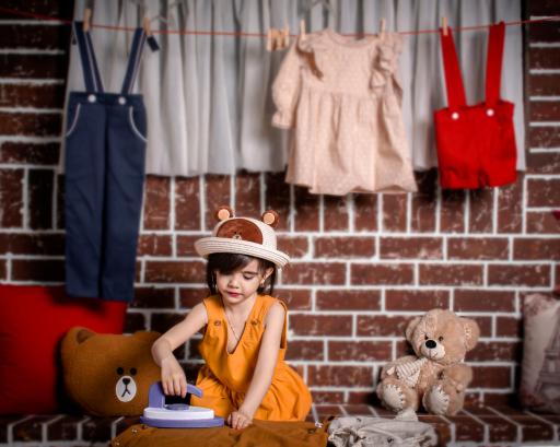 عکس آتلیه  کودک و بارداری فندق