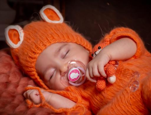 عکس آتلیه  کودک و بارداری فندق