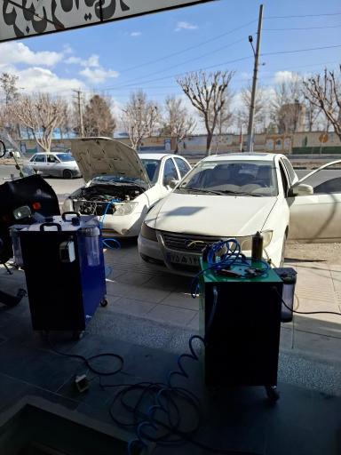 عکس کربن زدایی و شستشوی کاتالیزور پارسایی