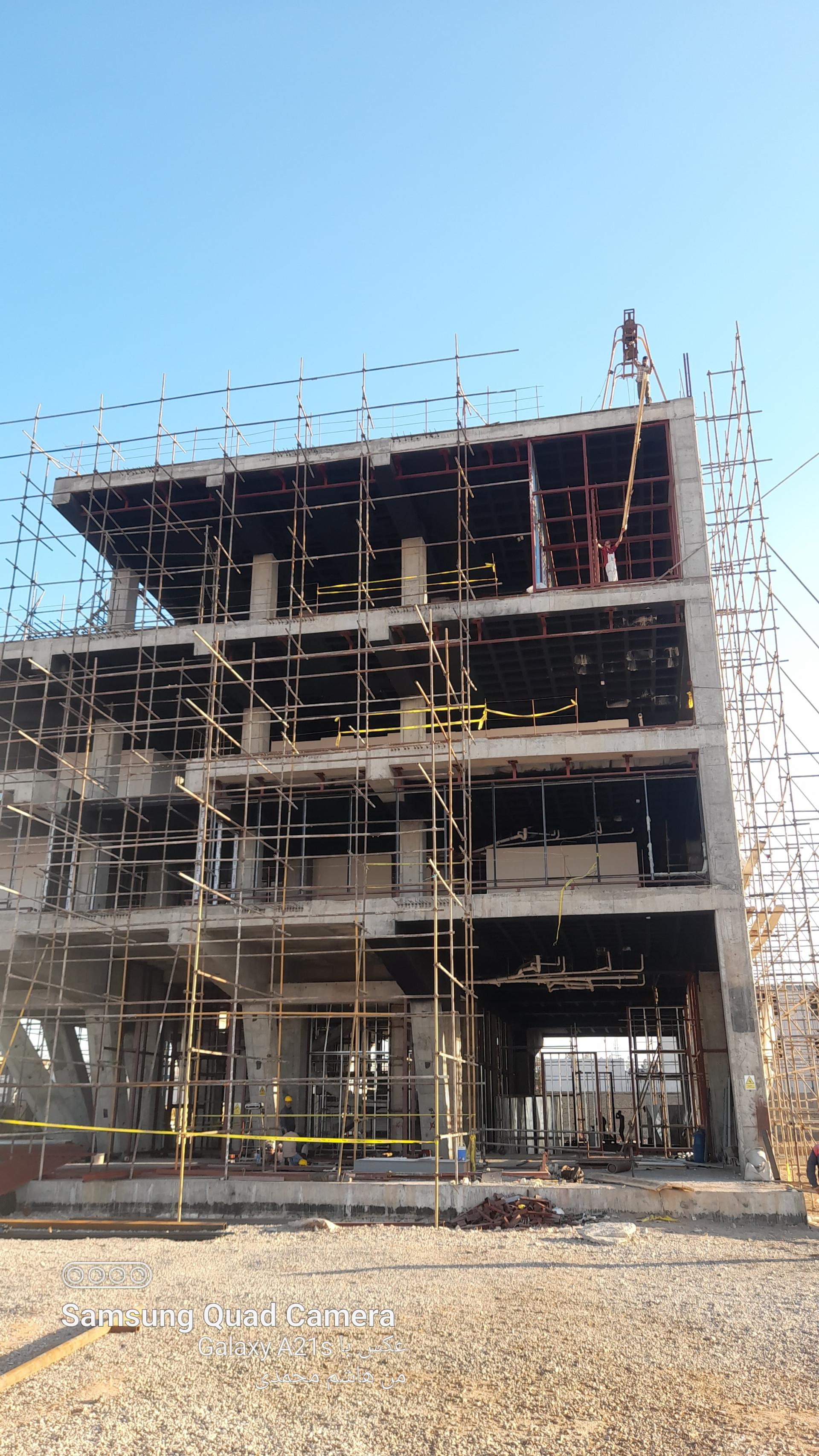 عکس ساختمان مرکزی نظام مهندسی استان یزد (در حال ساخت)