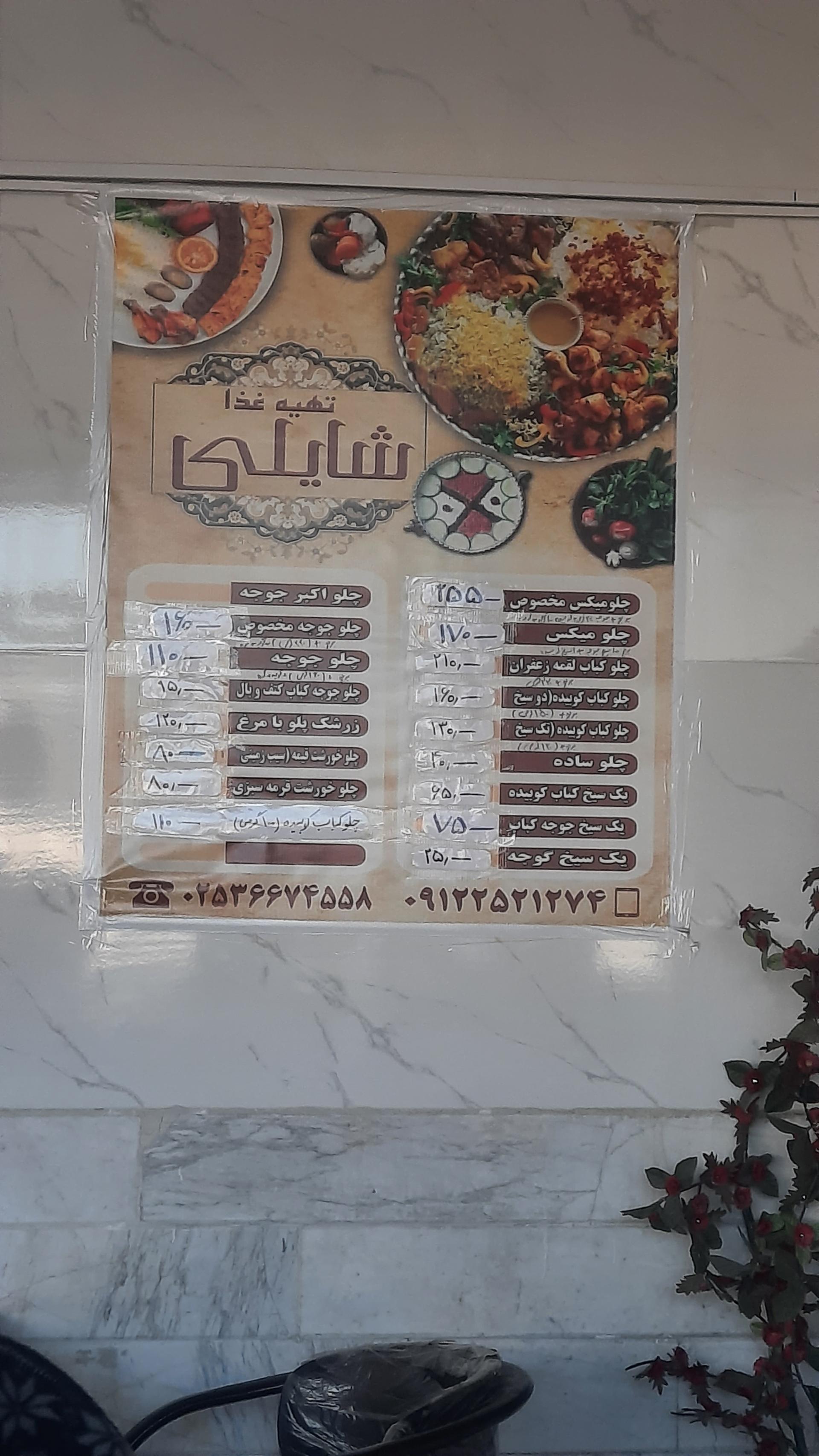 عکس اغذیه شایلی