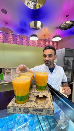 عکس بستنی لیمو نعنا
