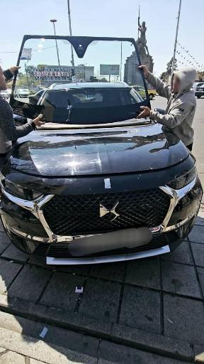 عکس شیشه اتومبیل نوین