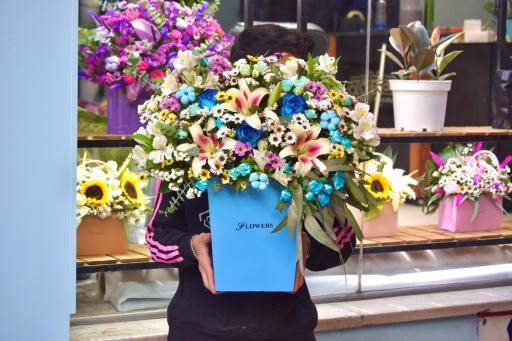 عکس گل فروشی بلو رز