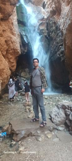 عکس آبشار هفت رنگ مجن