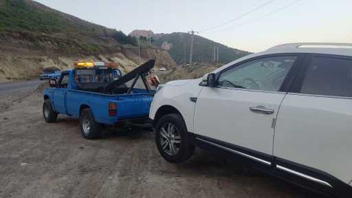عکس یدک‌کش و امداد خودرو گردنه حیران