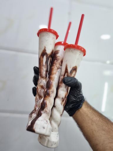 عکس آبمیوه و بستنی پاپانوئل