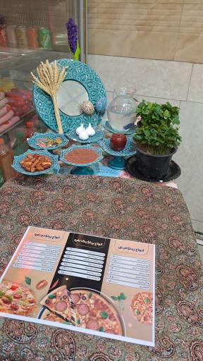 عکس پیتزا ساندویچ گلها