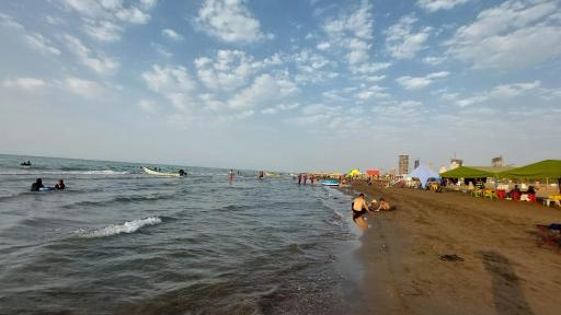 عکس ساحل دریا بابلسر