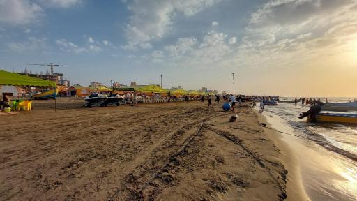 عکس ساحل دریا بابلسر