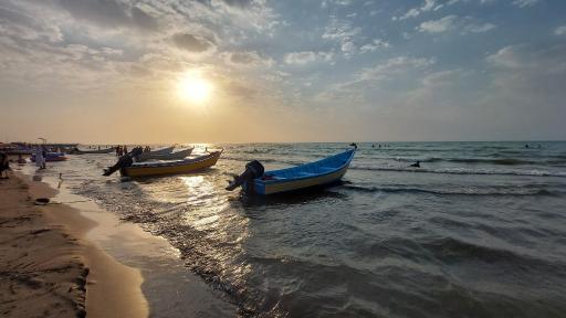 عکس ساحل دریا بابلسر