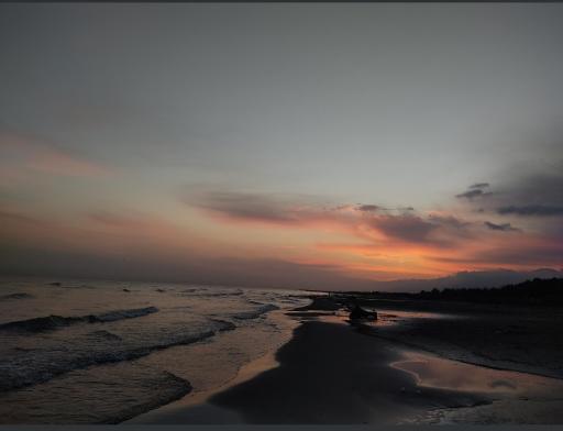 عکس ساحل دریا بابلسر