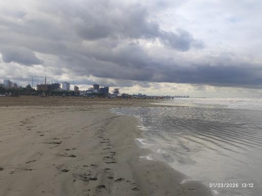 عکس ساحل دریا بابلسر