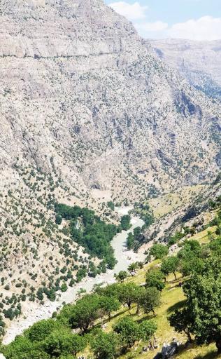 عکس آبشار زرد لیمه