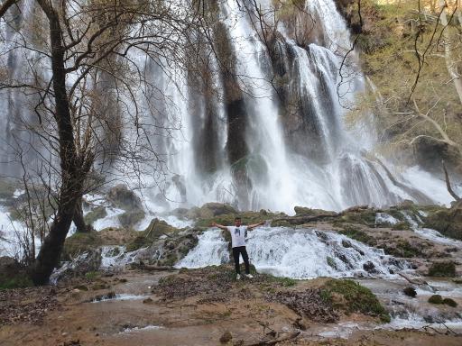 عکس آبشار زرد لیمه