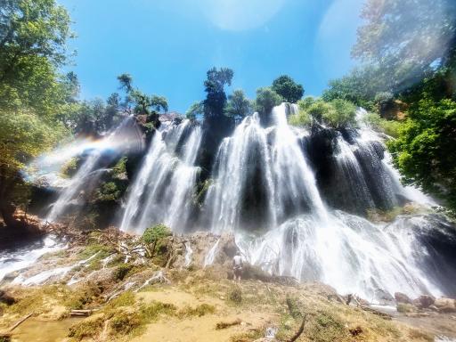 عکس آبشار زرد لیمه