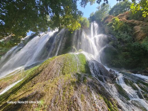 عکس آبشار زرد لیمه