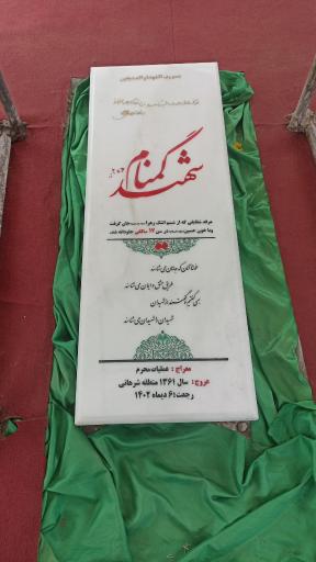 عکس مزار شهید گمنام دانشگاه هنر اسلامی تبریز 