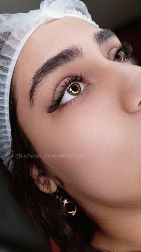 عکس اکستنشن مژه مریم نوروزی