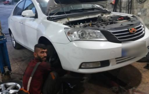 عکس تعمیرگاه خودرو اکسل و جلوبندی