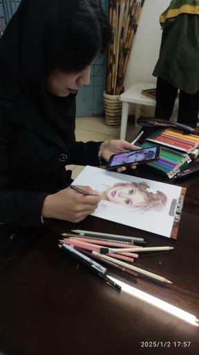آموزشگاه نقاشی سرمه ای