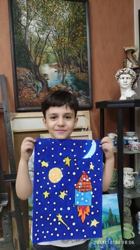 عکس آموزشگاه نقاشی سرمه ای