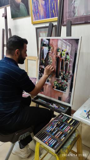 عکس آموزشگاه نقاشی سرمه ای