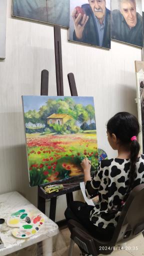 عکس آموزشگاه نقاشی سرمه ای