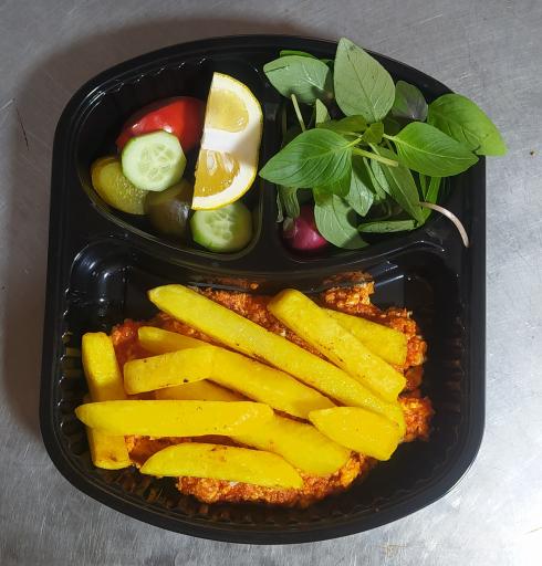 عکس فست فود و صبحانه پدر