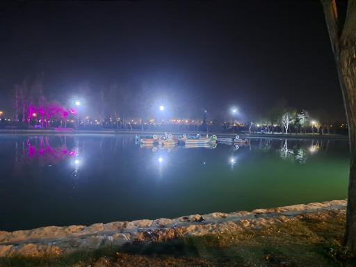 عکس دریاچه پارک ساحلی زرین شهر