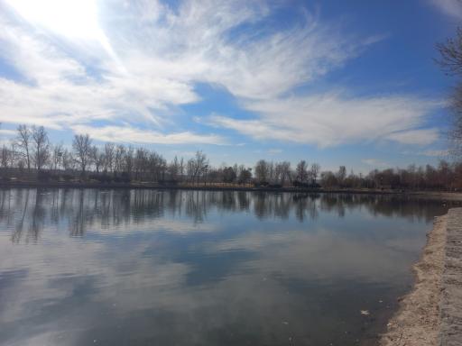 عکس دریاچه پارک ساحلی زرین شهر