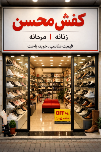 عکس کفش محسن 