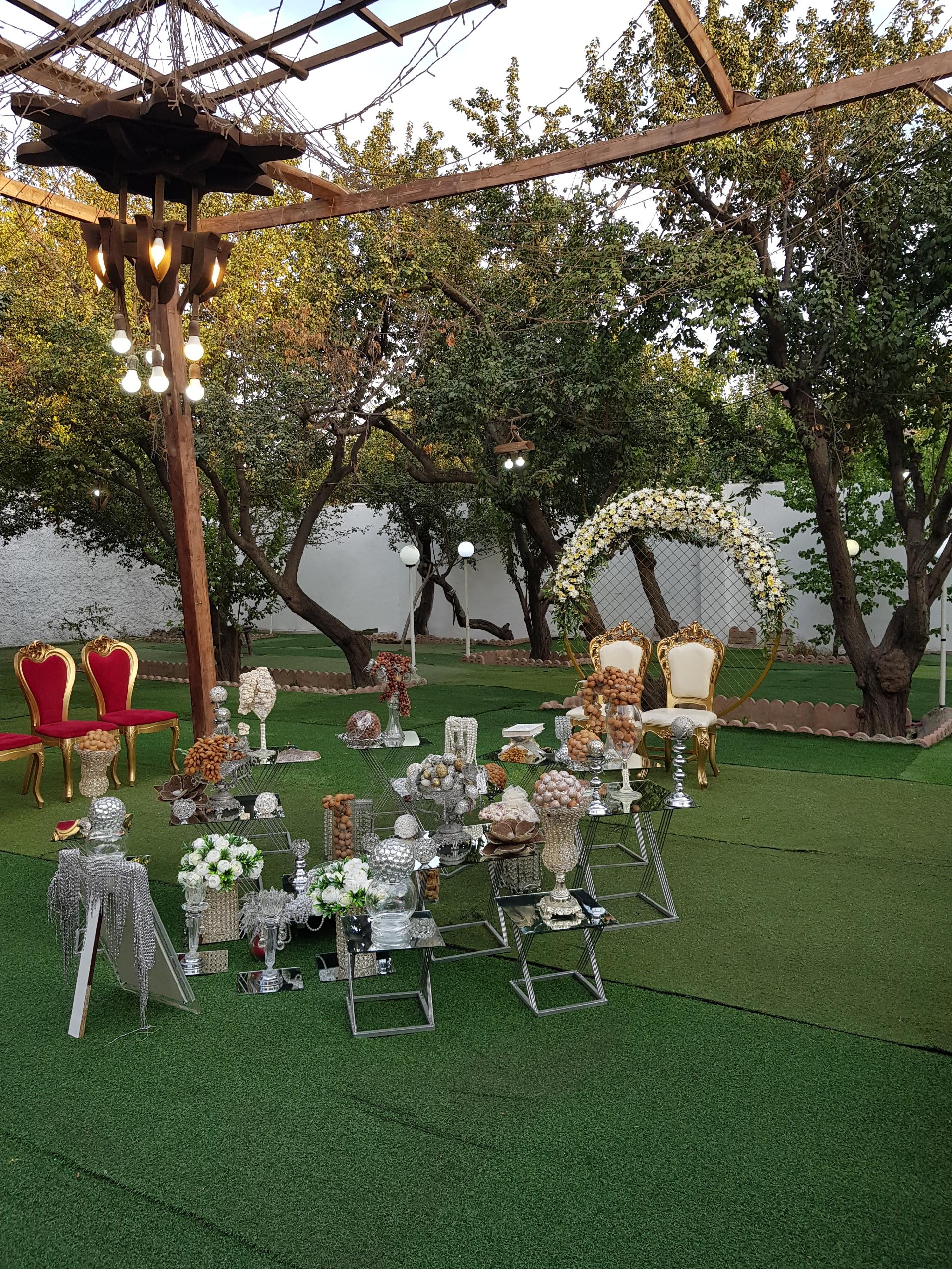 عکس باغ تالار باران شهریار