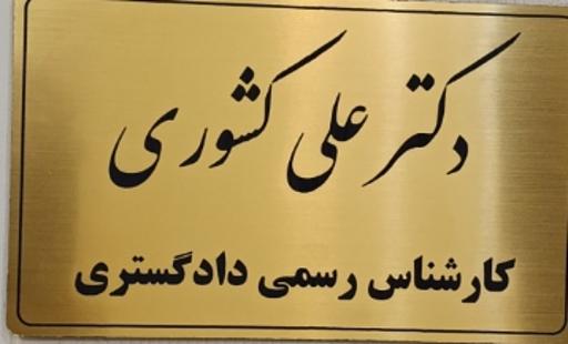 عکس علی کشوری کارشناس رسمی دادگستری 