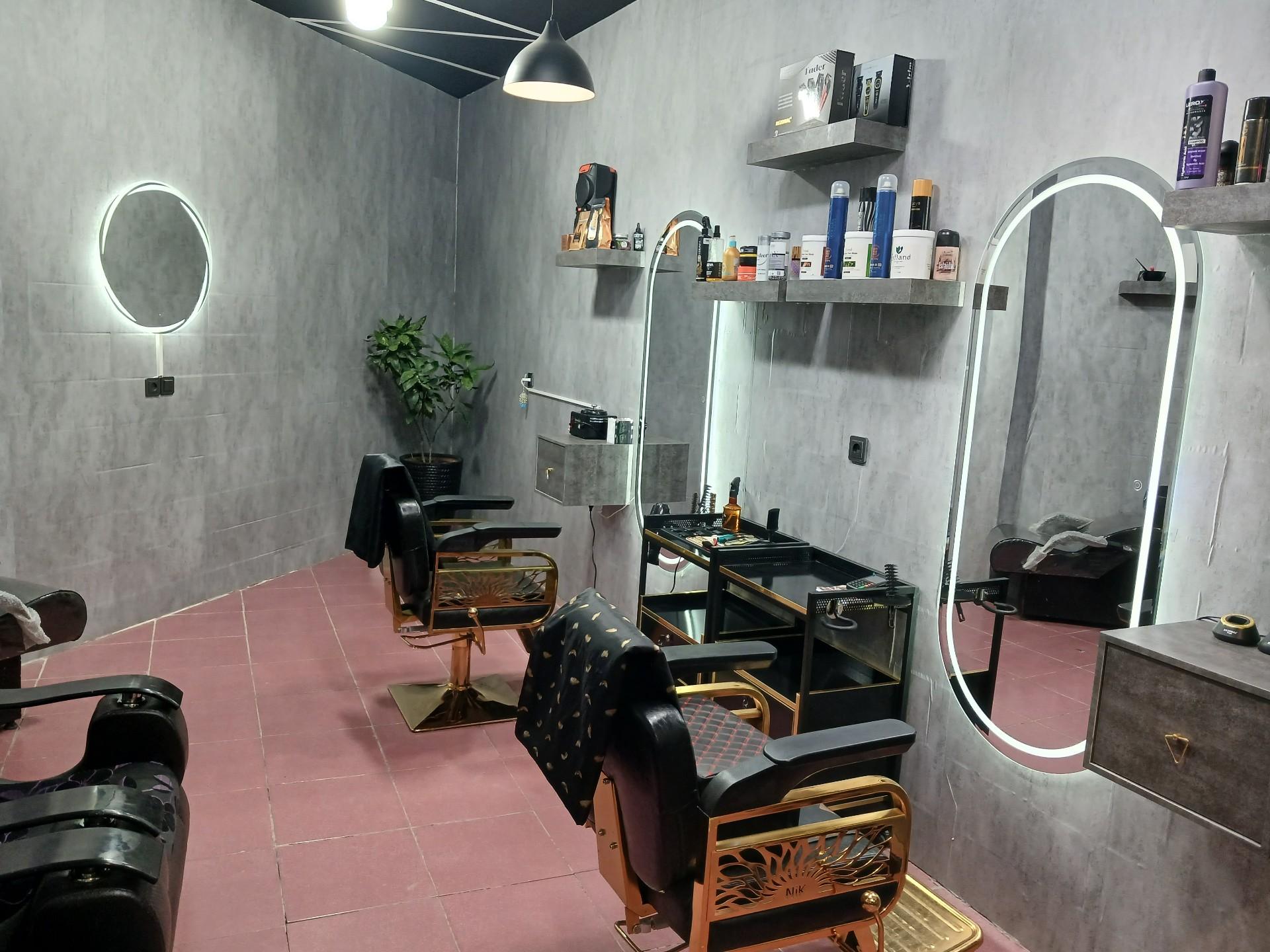عکس ارایشگاه مردانه هیرکات