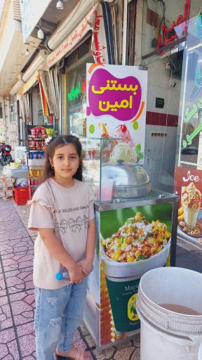 عکس بستنی معجون امین