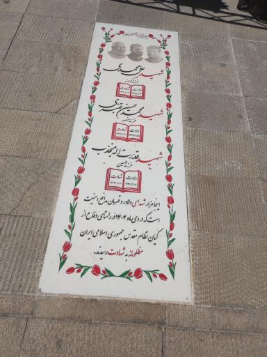 عکس مزار شهدای مدافع امنیت (۱۸دی)