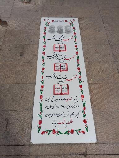 عکس مزار شهدای مدافع امنیت (۱۸دی)