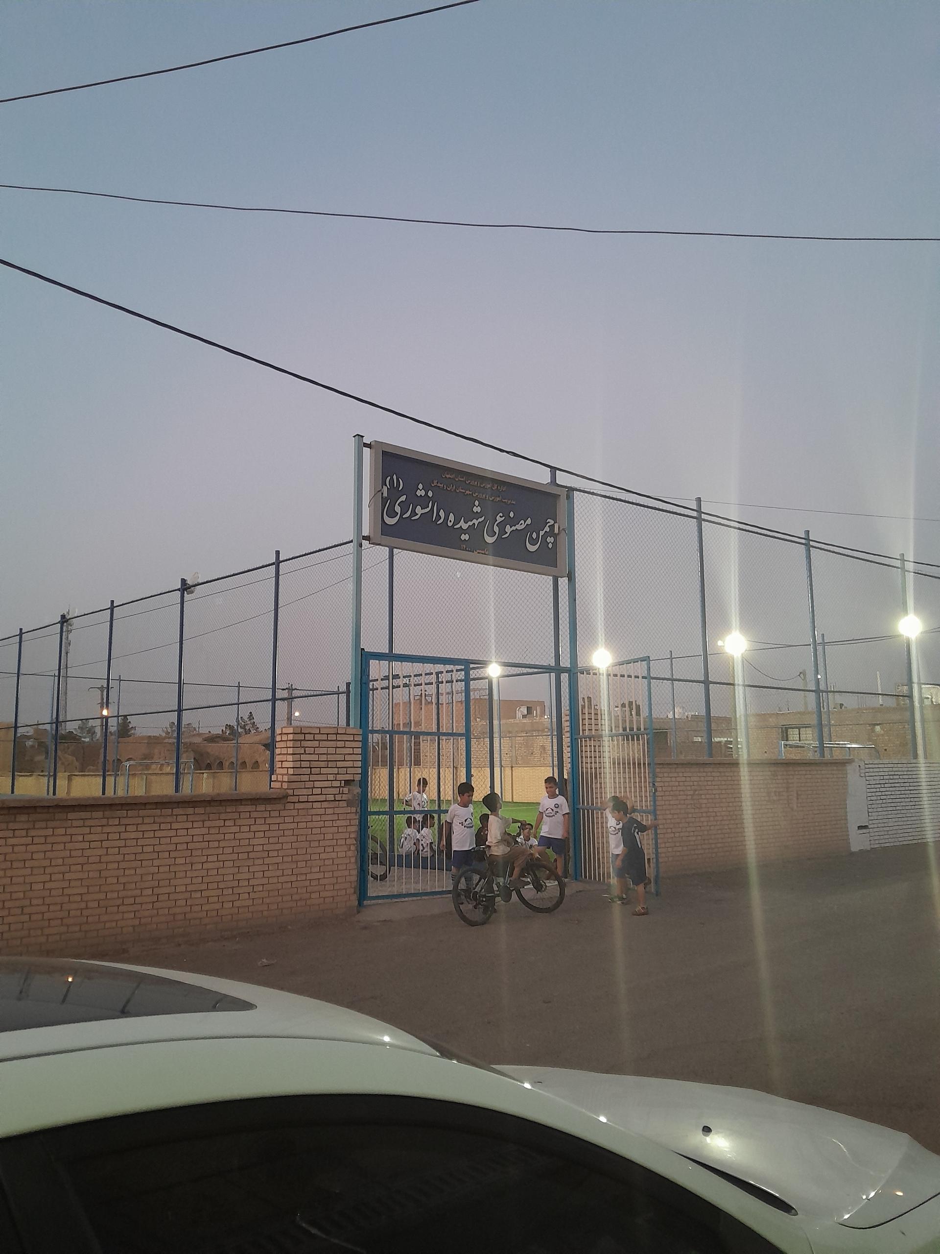 عکس چمن مصنوعی شهیده دانشوری