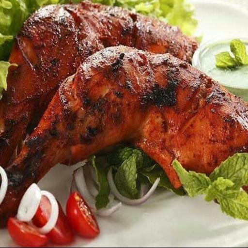 عکس مرغ بریان نمکدون 