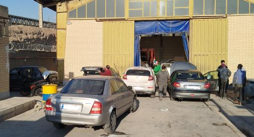 عکس شاسی کشی فلاحی تعمیرگاه ایران صافکار