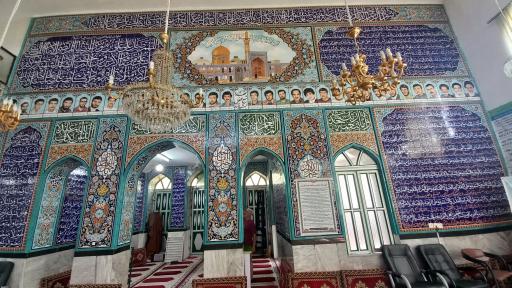 عکس مسجد صاحب الزمان (عج) نور