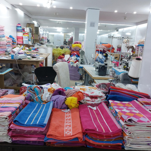 عکس تولیدی حوله باران