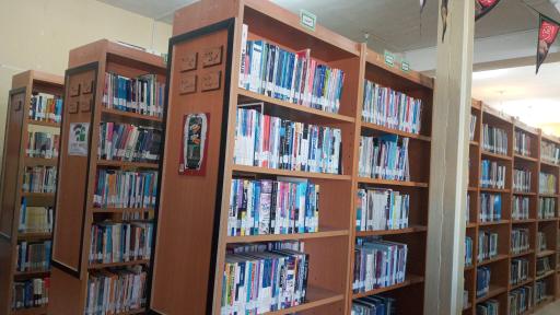 عکس کتابخانه استاد عبدالحسین فرزین