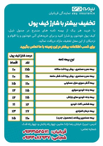 عکس بیمه دی نمایندگی قربانیان