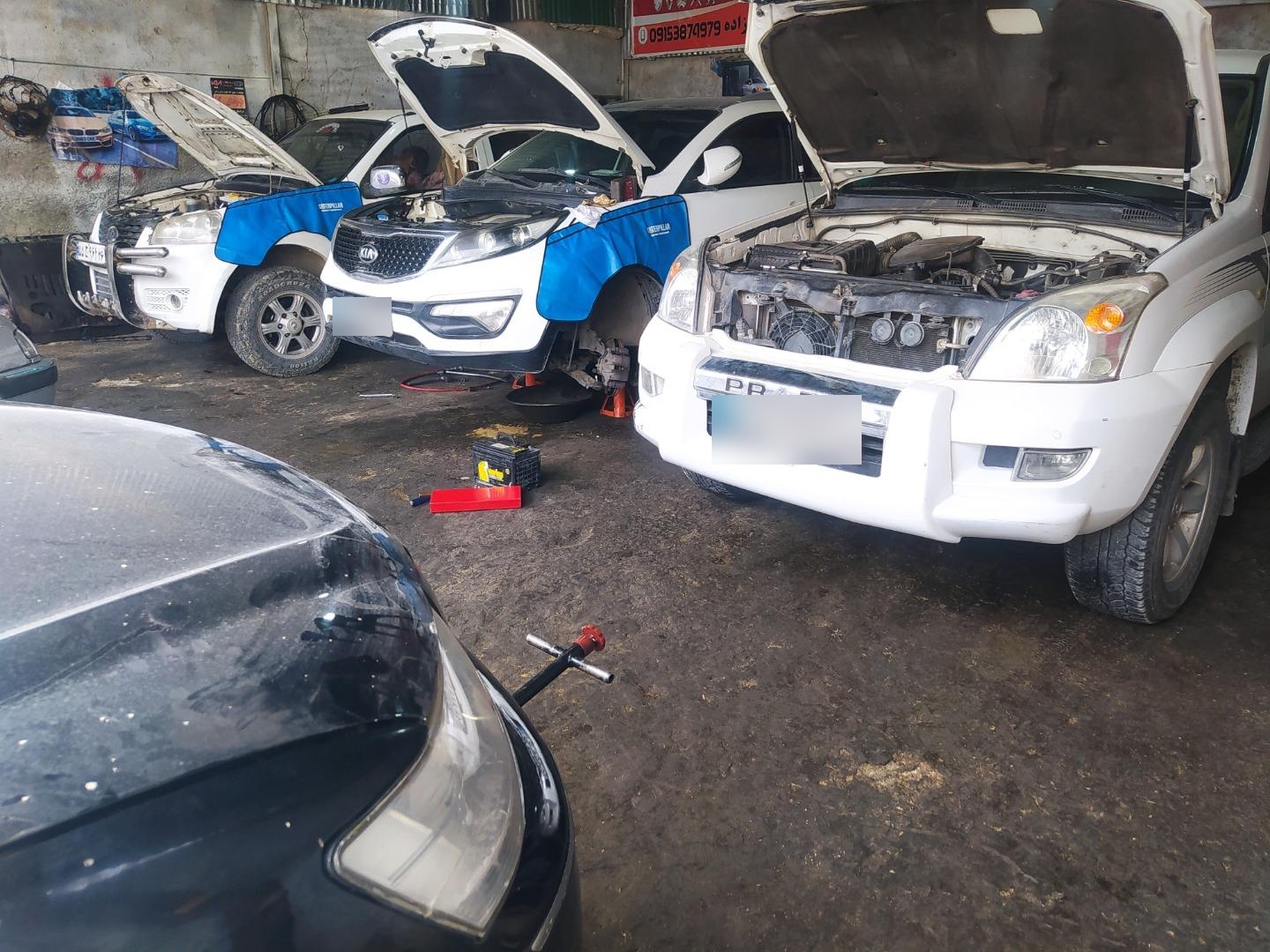 عکس تعمیرگاه اتومبیل رضوی